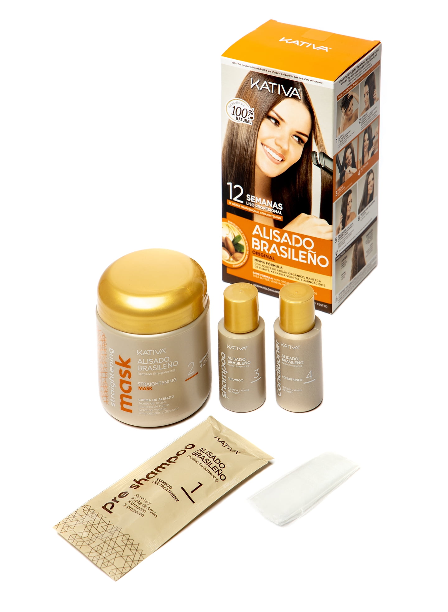 Kativa keratina argan outlet oil brazilian straightening kit