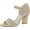 Beige Fabric, variant on Franco Sarto Womens Ofelia High Heel Dress Sandal Beige 9M
