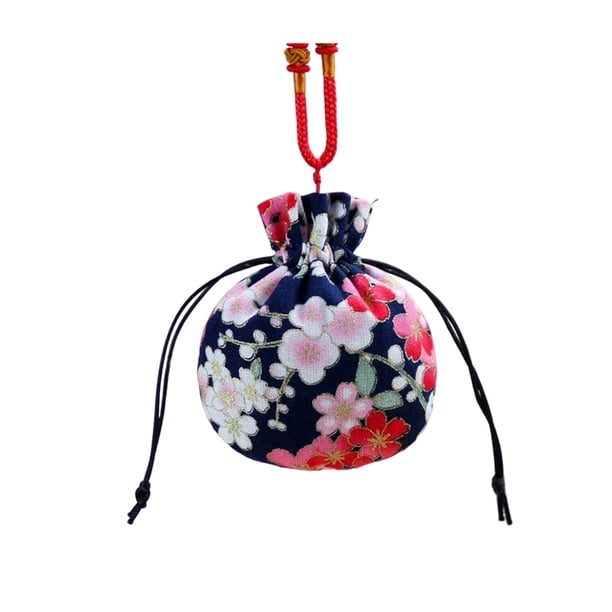Sonducket Bolsita de estilo chino para colgar en el cuello, bolsas de fragancia con borla, bolsa de embalaje, colgante, recuerdo de fiesta, Ropa, zapatos y accesorios Miscelánea Azul oscuro