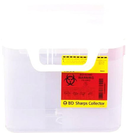 5.4 Quart Next Generation Patient/Exam Room Sharps Collector With Horizontal Entry  1/CS