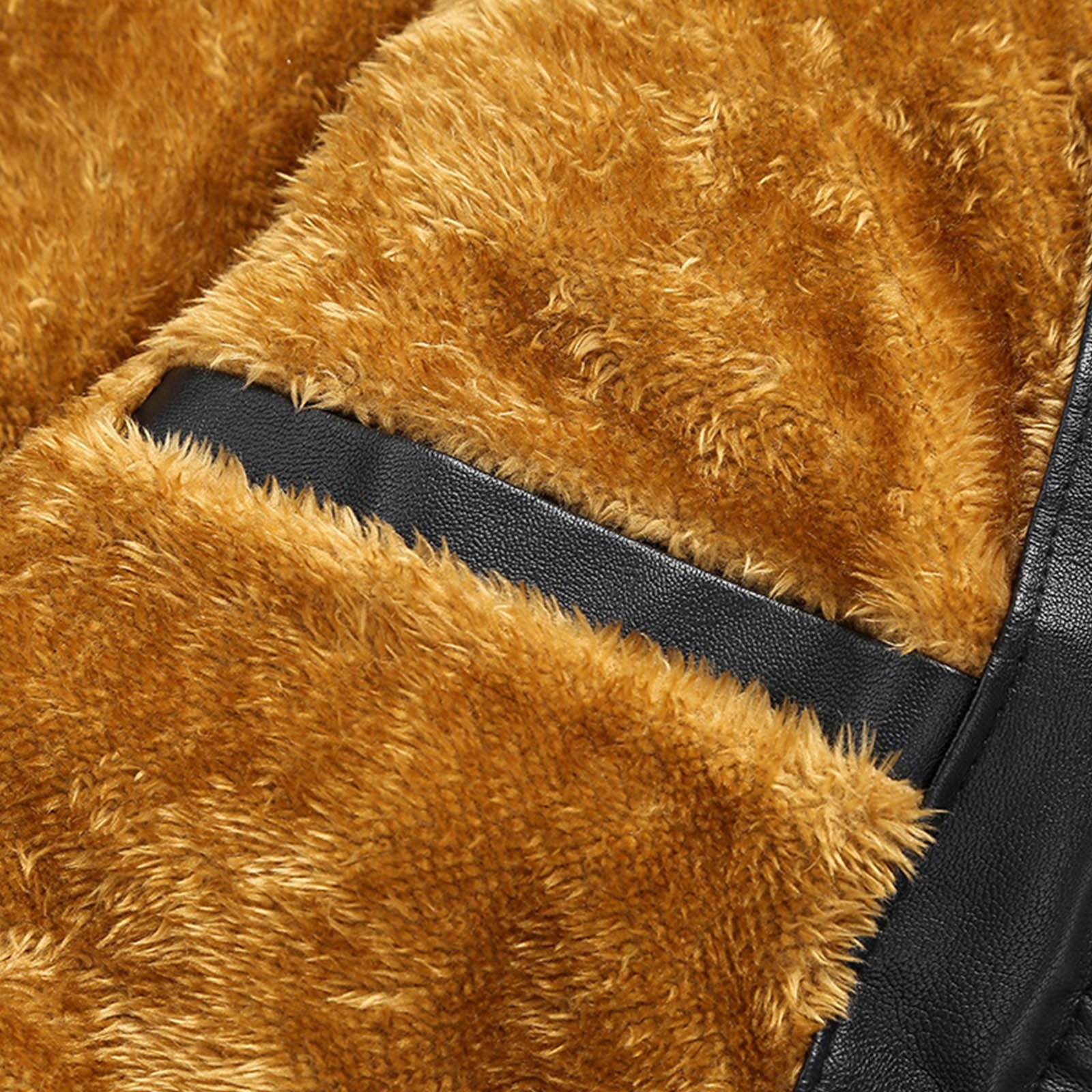 Maoxin Mens Leather Jacket Men Leather Jacket Multiple Pockets Zipper Loose Coat Solid Color Long Sleeved Hooded Leatherwear Loose Coat Leather Jacket Men