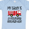 thumbnail image 4 of Inktastic Volunteer Firefighter Daddy Boys or Girls Baby Bodysuit, 4 of 5