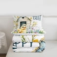 thumbnail image 5 of Erosebridal Happy Easter Kids Queen Comforter Set,Colorful Easter Eggs Rustic Farmhouse Cabin Bedding Comforter Set For Girls Women Reversible 3 Pieces, 5 of 7
