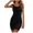 Black, variant on Nmnitkp Dresses for Women High Quality Women's Bodycon Short Sleeve Square Neck Birthday Party Stretchy Mini Dress Lotus Lace Sling Show Off Your Figure Cocktail Dresses for Women