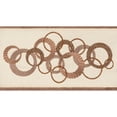 thumbnail image 3 of Authentic Hotel and Spa  Turkish Cotton Circles Embroidered Latte Brown 2-piece Bath Towel Set, 3 of 3