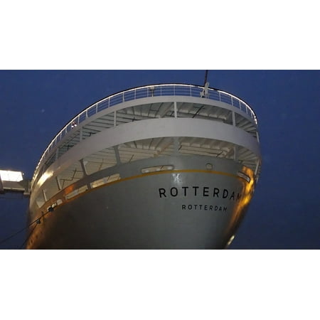 Waffen Ss Poster - Laminated Poster Cruise Boat Ship Ss Rotterdam Rotterdam Poster Print 11 x 17