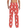 thumbnail image 4 of FORMRS Mens Pajama Pants with Pockets Sleepwear Lounge Bottoms Sizes S-2XL, Red Snowman, 4 of 7