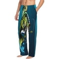 thumbnail image 6 of Fuzoiu Largemouth Bass Fish Print Men's Pajama Pants,Lounge Pants for Men,Lounge PJ Bottoms,Sleepwear Pants with Drawstring Pockets-Small, 6 of 6