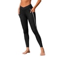 thumbnail image 1 of Charmo Womens Color Blocked Swimming Pants High Waisted Swmsuit Trunks with Pockets, 1 of 6