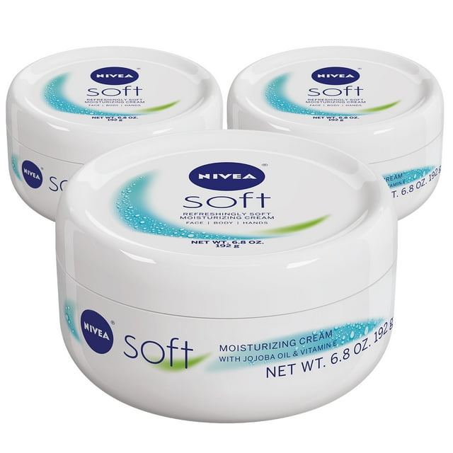 Crema hidratante Nivea Soft Refreshingly Soft 200 ml x 3