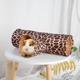 thumbnail image 3 of Condite de juguete plegable para mascotas Colco tubo para conejo hámster conejillo de Indias chinchilla erizo Estampado, 3 of 8