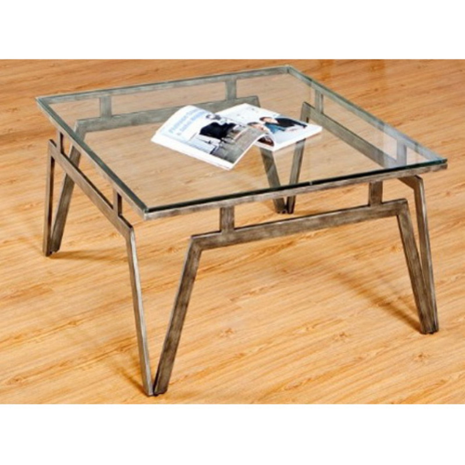 United Furniture 36 in. Glass Top Cocktail Table