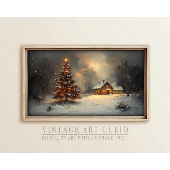 Vintage Bookshelf Print, Retro Library Art Home Decor #4648, 8x12 UNFRAMED
