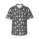 thumbnail image 1 of Fotbe Lovely Penguin Camisa Hawaiana para Hombre Unisex – Camisa Casual de Verano con Botones de Manga Corta de Algodón y Lino,X-Large, 1 of 7