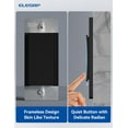 thumbnail image 2 of ELEGRP Smart Light Switch Single Pole, 2.4GHz Wi-Fi Light Switch Compatible with Alexa & Google Assistant, Neutral Wire Required, APP Control, UL Certified, Black 1 PC, 2 of 7