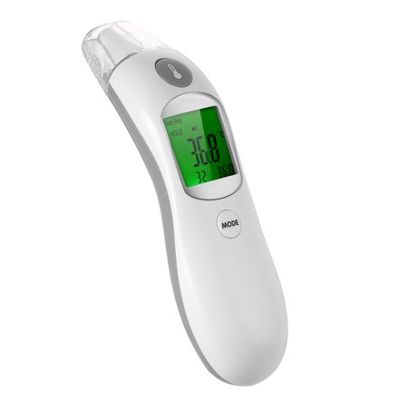 Infrared Ear Thermometer Digital IR Infrared Body Fever Thermometer Adult Children Forehead and Ear Thermometer for Baby Kids and Adults ()