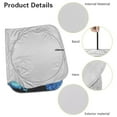 thumbnail image 6 of KUIFORTI Large Car Windshield Sun Shade Foldable Car Front Window Covers Universal Car Accessories Sun Heat UV Rays Visor Protector for Cars SUV Truck Sedan Van Hatchback, Dog Black, 6 of 6