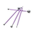 thumbnail image 3 of Abbracc 4 Pcs Outils de Pointillage pour Stylet Boule Argile Sculpture Deux Extrémités violet, 3 of 9