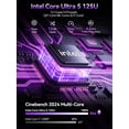 thumbnail image 4 of GMKtec K15 Mini PC Intel Core Ultra 5 125U, 32GB RAM 1TB SSD, 2.5GbE NIC LAN Mini Desktop Computers, Quad 4K Display, WiFi5.2, BT6E, USB-C, DP, 4 of 12