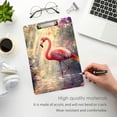 thumbnail image 3 of FORMRS Acrylic Clipboard with Low Profile Clip Standard A4 Letter Size, 12.5" x 9", Flamingo, 3 of 8
