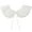 White-9, variant on INSPIRE CHIC Detachable Fake Collar, Rhinestone Little Shawl Mini Cape Choker Necklace False Peter Pan Collar for Women Blouse One Size White-1