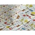 thumbnail image 4 of Ambesonne Jazz Music Quilted Bedspread Set 3 Pcs, Orchestra Cartoon, Queen Size, Multicolor, 4 of 5