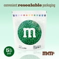 thumbnail image 3 of M&M'S World Dark Green Milk Chocolate Candy 5lb Bag for Celebrations and Party Favors, 3 of 10