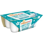 Happy Baby Organics Baby's First Plain Whole Milk Yogurt, 1.76 Oz., 6 Cups