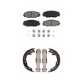 thumbnail image 1 of Front Ceramic Brake Pads And Rear Parking Shoes Kit For Toyota RAV4 Matrix Pontiac Vibe KCN-100591, 1 of 2