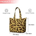 thumbnail image 4 of Yellow and Brown Of Leopard Print Travel Tote Bags for Women Carry On,Large Weekender Bags for Women Travel,Multi Functional Duffle Bag for Work,Shopping,Sports, 4 of 5