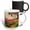 Multicolor, variant on 3drose, Usa, Wa, Skagit Valley. Tulip Field and Barn, 11oz Two-tone Black Mug