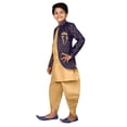 thumbnail image 3 of Ahhaaaa Kids Ethnic Indo Western Sherwani Kurta and Dhoti Pant Set for Boys, 3 of 5