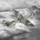 thumbnail image 5 of Diecast 1:72 Model Aircraft & Dispaly Stand Home Room Decoración de escritorio Desafiante perfke Avión de combate, 5 of 9