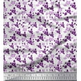 thumbnail image 1 of Soimoi Rayon Fabric Leaves & Flower Floral Decor Fabric Printed Yard 42 Inch Wide, 1 of 3