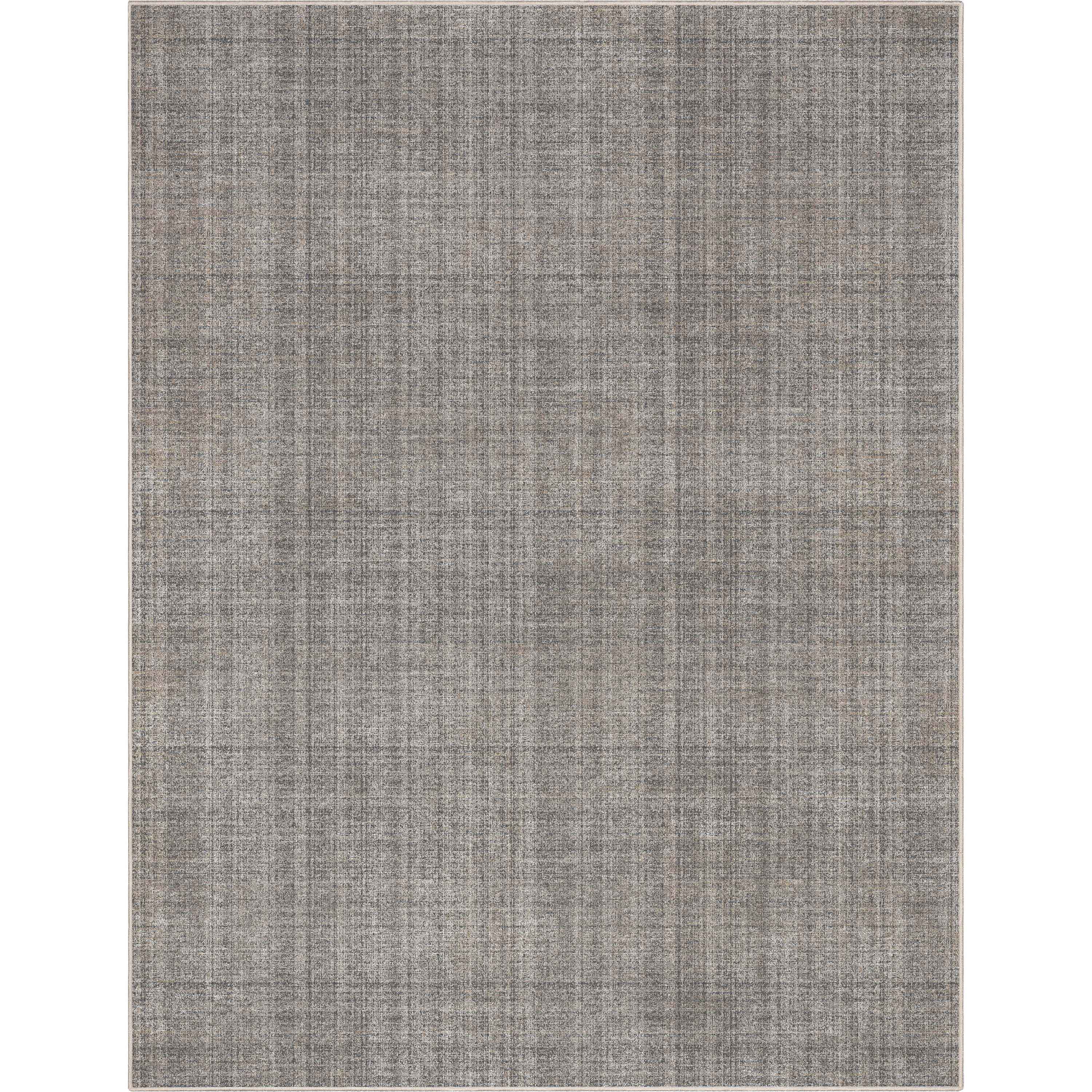 Well Woven Abstract Burst Modern Retro Plaid Flat-Weave Beige Anthracite 7'7" x 9'10" Area Rug
