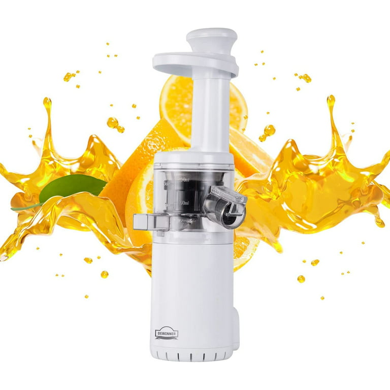 DEWINNER Slow Masticating Mini Juicer Extractor Easy to Clean, Cold Press  Juicer Machine with quiet motor for High Nutrient Fruit & Vegetable Juice