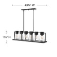 thumbnail image 2 of Hinkley Lighting - Refinery - 6 Light Linear Chandelier in Industrial Style -, 2 of 5