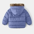 thumbnail image 5 of Splozh Boy's Winter Coat Waterproof Puffer Jacket Insulated Snow Jacket Hooded,Blue 4-5 Years, 5 of 6