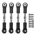 thumbnail image 3 of Gupbes New 4pcs Adjustable Steering Servo Pull Rod Linkage Arm Tie Rod For 1/8 RC Car, 3 of 8