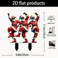 thumbnail image 4 of SGJHEQ Use Acrylic Decorative Panels To Christmas Decorations To Your Corners And Enhance The Festive Atmosphere Holiday Holder Display Custom Yard Signs with Garden And, 4 of 9