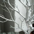 thumbnail image 6 of BalsaCircle 34" Silver Metallic Manzanita Tree Acrylic Bead Chains Wedding Centerpieces Party Events Decorations, 6 of 8