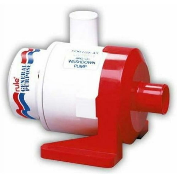 Rule 17A General Purpose Water Pump 3800GPH 12V Washdown Livewell Boat Marine