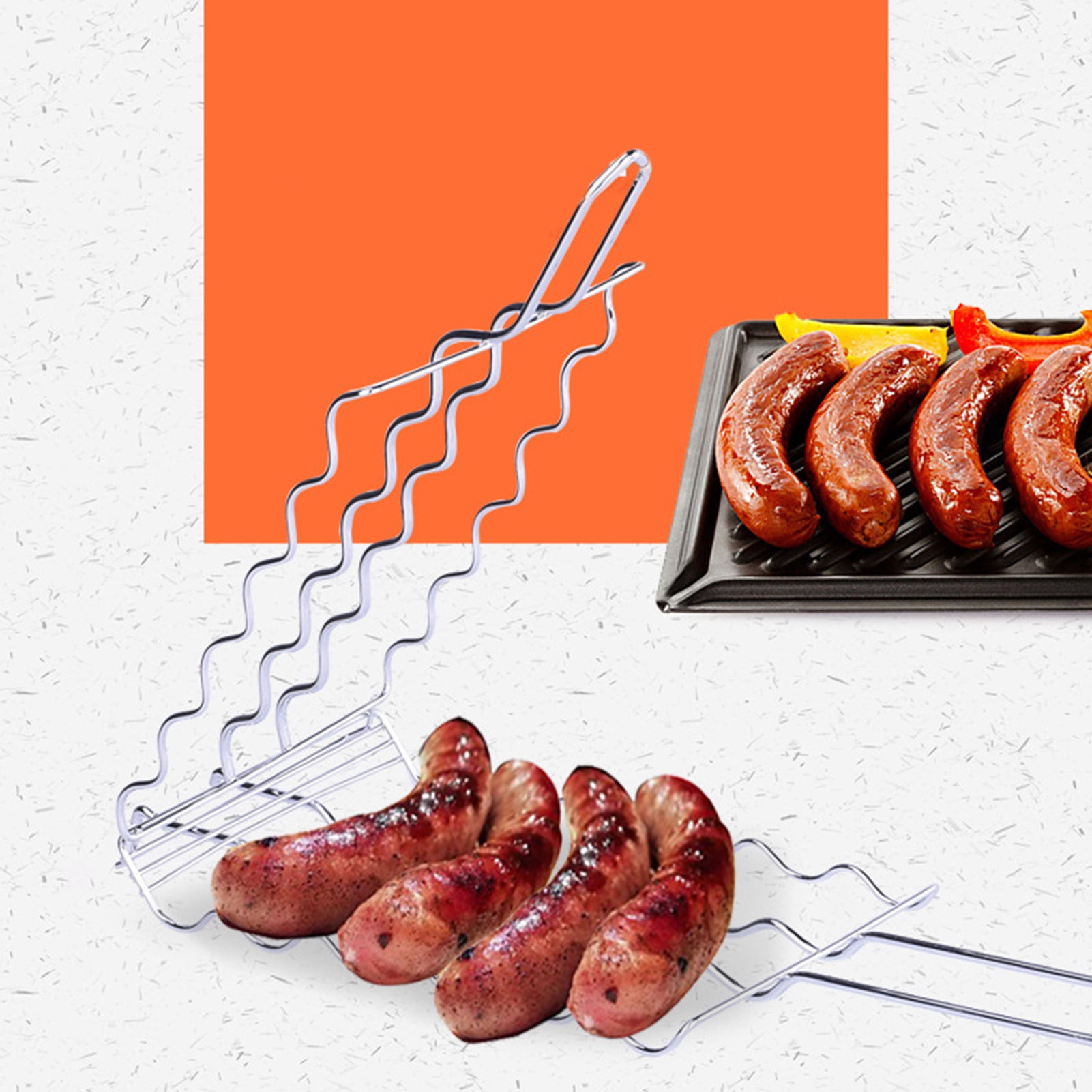 Convenient Hot Dog Grill Heatresistant Nondeformation Portable