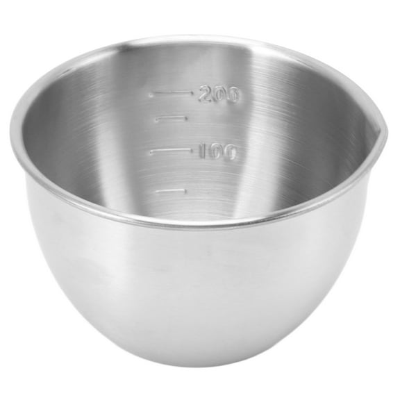 304 Stainless Steel Mixing Bowl with Measurement Scale - Versatile Kitchen Utility Bowl