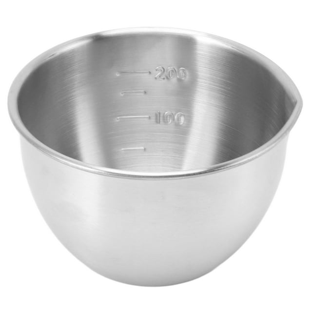 Tazón para mezclar, apto para refrigerador, lavavajillas, grueso, de acero inoxidable 304, con escala para ensaladas, frutas y repostería, tipo A