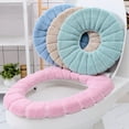 thumbnail image 1 of jiaroswwei Toilet Seat Cover Winter Soft Warm Acrylic Fiber Closestool Mat Toilet Lid Cover for Home, 1 of 8