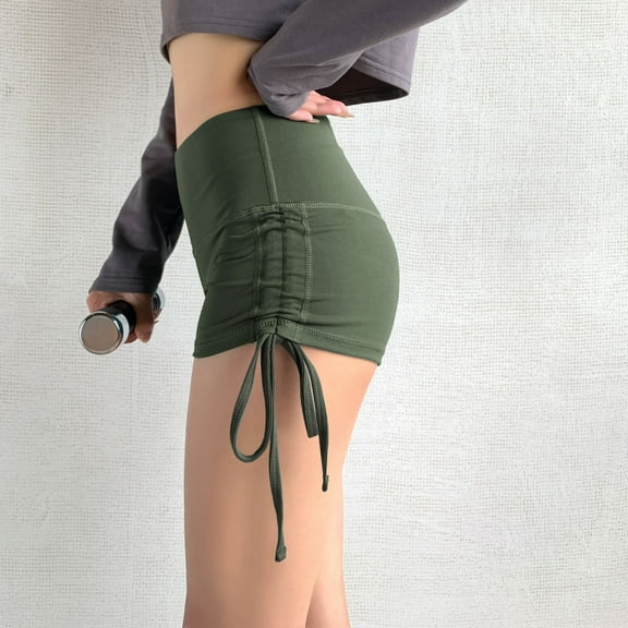 Rezuofi 1 Pcs Women's Swim Shorts High Waisted Swimsuit Bottoms Cross Waist Swimwear Boy Shorts Swimming