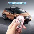 thumbnail image 6 of Key Fob Cover Compatible with Infiniti Q50 Q60 QX60 QX50 QX55 2019-2024 Keychain Case Holder Protector,Pink, 6 of 7