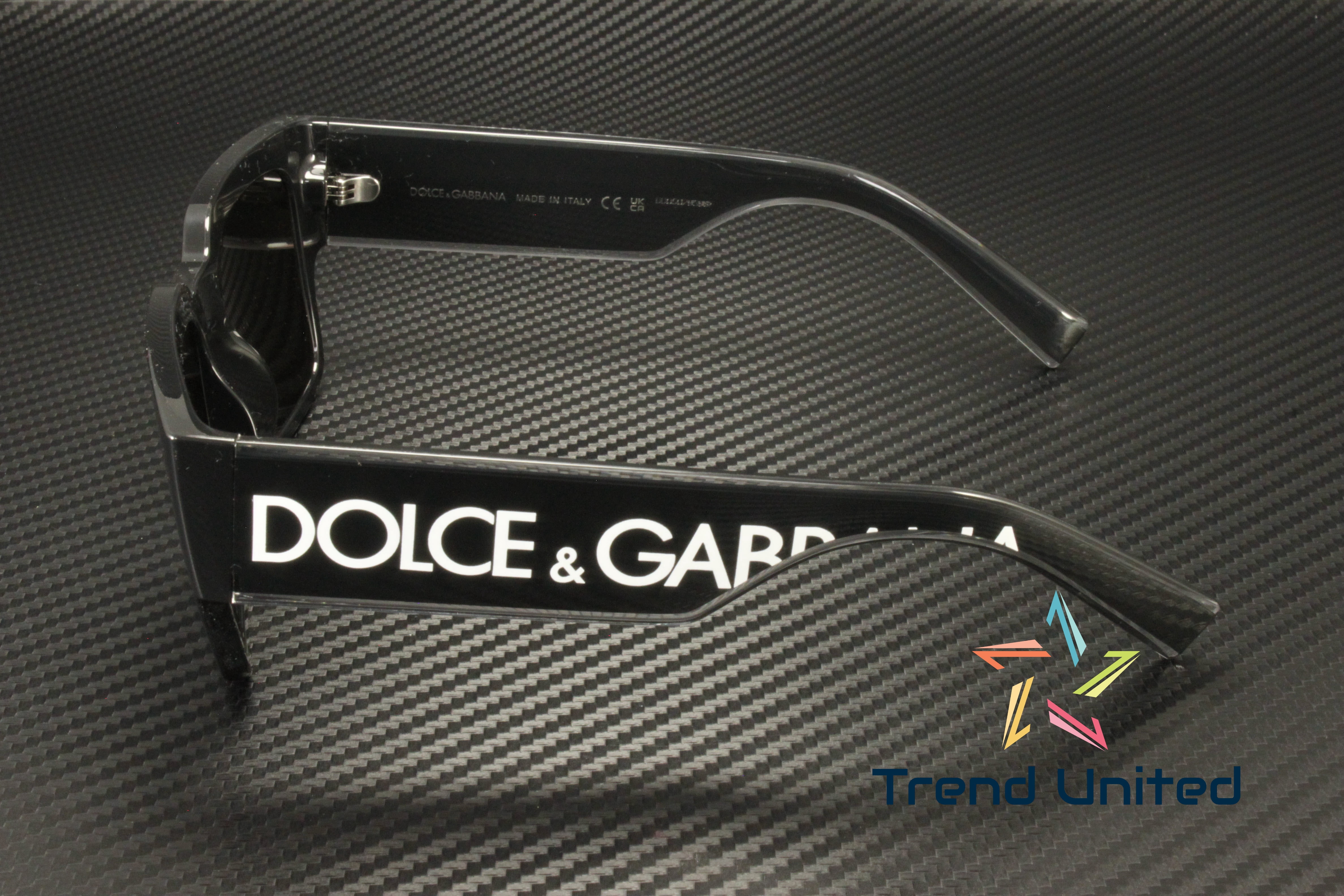 Dolce & Gabbana DG 6184 Plastic Unisex Square Sunglasses Black 52mm Adult