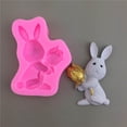 thumbnail image 4 of FaLX Chocolate Mold Food Grade Heat-resistant Non-stick Easy Demoulding Precise Shape Baking Tool Easter Rabbit Silicone Mold Kitchen Supplies, 4 of 8